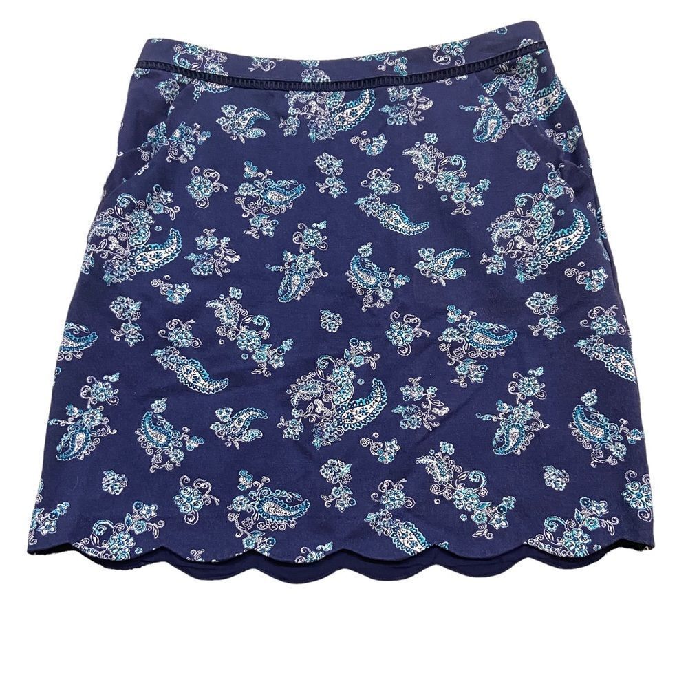 Skies Are Blue -‎ Stitch Fix- Berenice Scallop Hem Skirt Size Medium